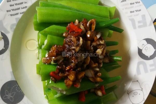 蒜蓉蚝油秋葵的做法图解7
