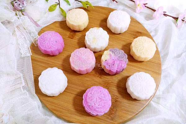 冰皮月饼（奶黄馅）的做法图解1