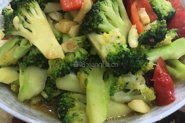 清炒西兰花的做法图解5