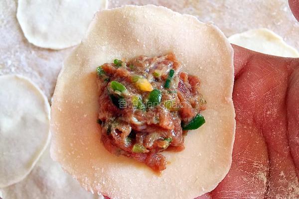 牛肉青椒馅烫面蒸饺的做法图解12