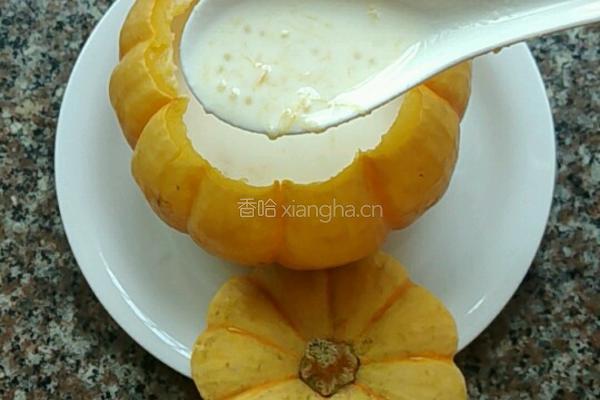 南瓜椰奶西米露的做法图解1