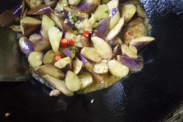 茄子肉末的做法图解4