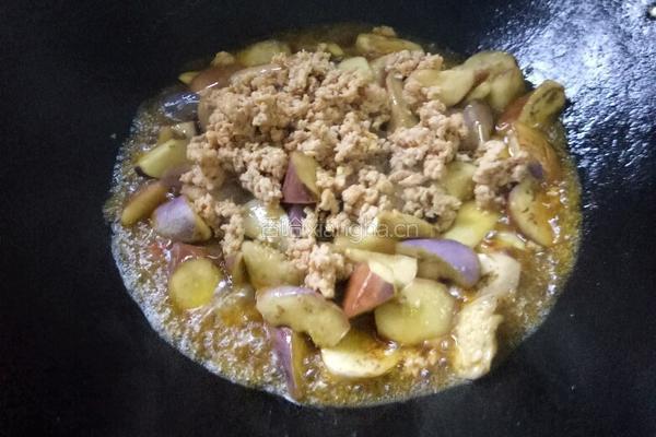茄子肉末的做法图解5