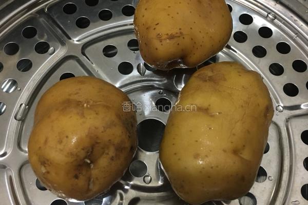 香辣孜然土豆泥的做法图解1