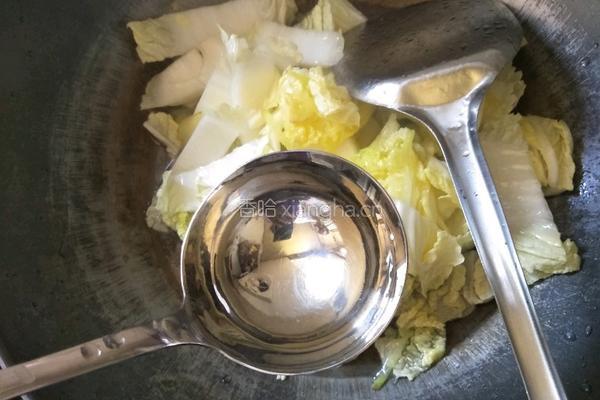 白菜烧豆腐的做法图解5