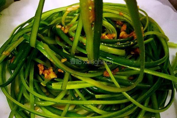 凉拌蒜苔的做法图解4