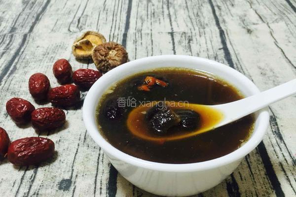 黑沙海参冬菇猪骨炖汤的做法图解11