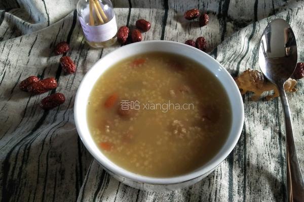 桂圆红枣小米粥的做法图解6