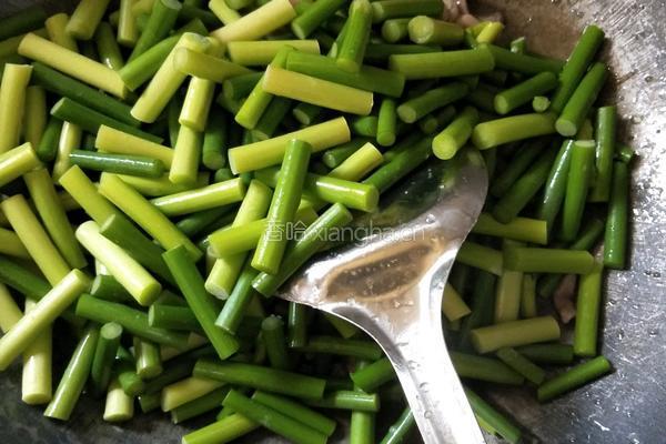 蒜薹炒肉丝的做法图解9