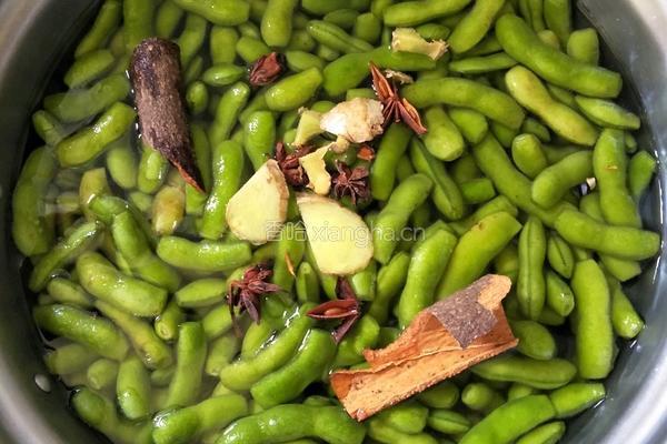 水煮毛豆的做法图解4