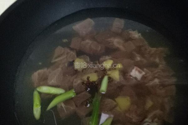 牛肉炖柿子的做法图解1