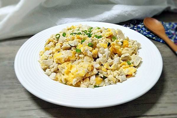 豆腐炒鸡蛋的做法图解13