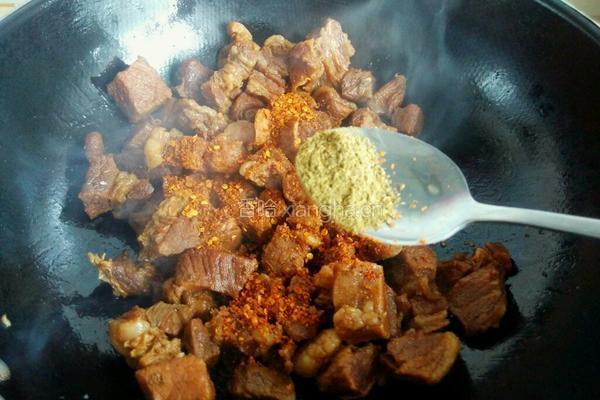香辣孜然牛肉的做法图解19