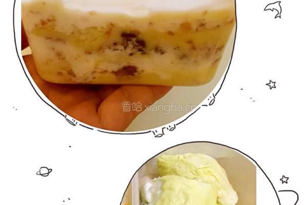 火龙果奶油千层蛋糕盒子的做法图解9