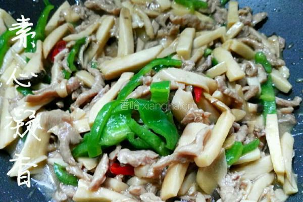 蚝油杏鲍菇炒肉的做法图解6