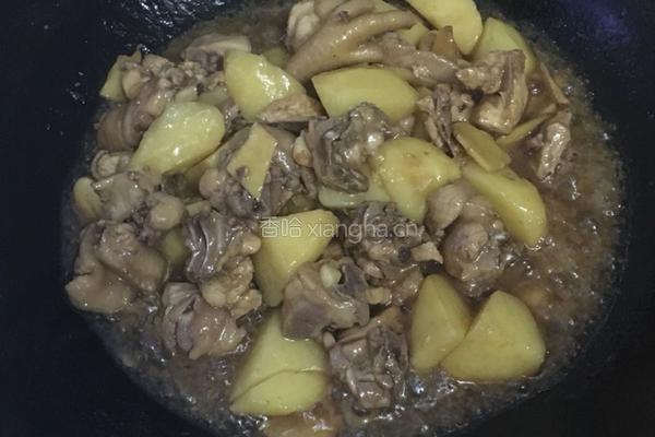 土豆焖鸡的做法图解9