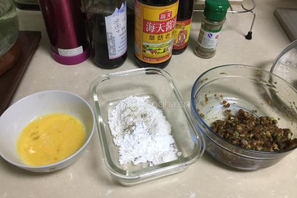 藕盒的做法图解4