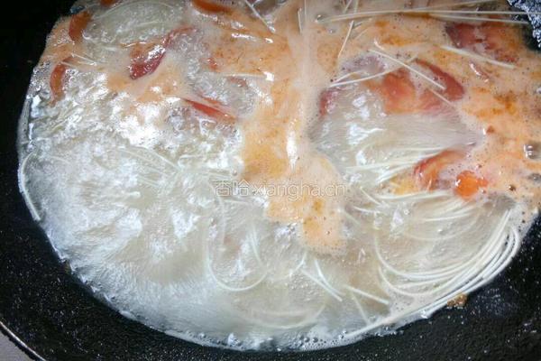番茄鸡蛋面的做法图解5