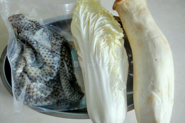 鱼胶蚝油杏鲍菇的做法图解1