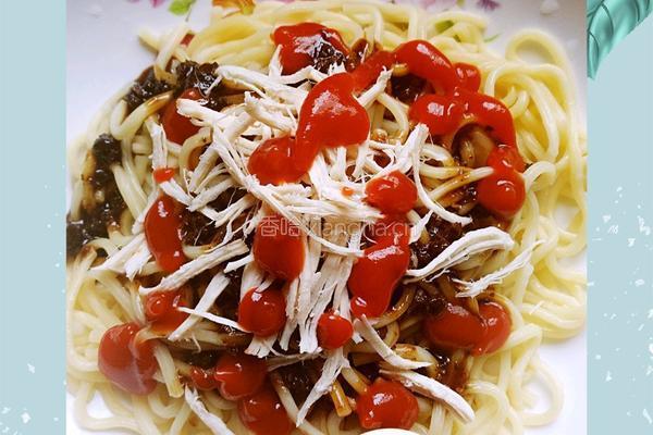 鸡丝黑椒牛肉意面的做法图解4