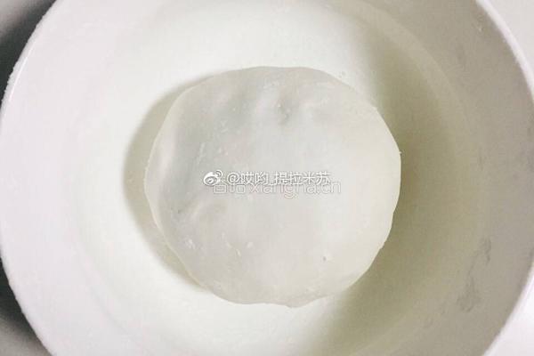 菠菜鸡蛋馅汤圆的做法图解5