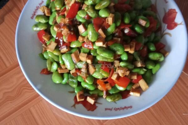 毛豆干子的做法图解3