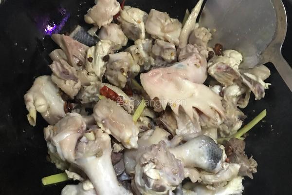 红烧小鸡肉的做法图解4