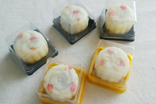 玫瑰花冰皮月饼的做法图解15