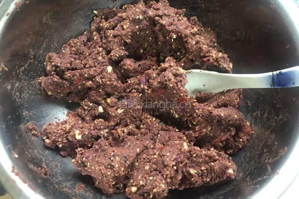 紫薯豆沙果仁馅的做法图解17
