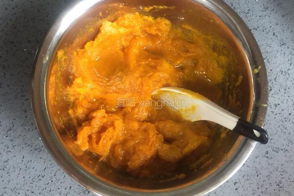 南瓜紫薯豆豆包的做法图解7