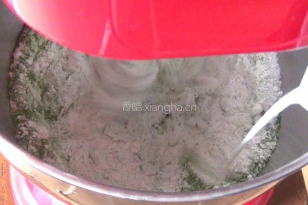 抹茶吐司面包的做法图解2