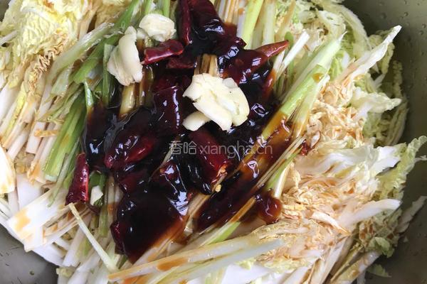 油泼小白菜的做法图解4