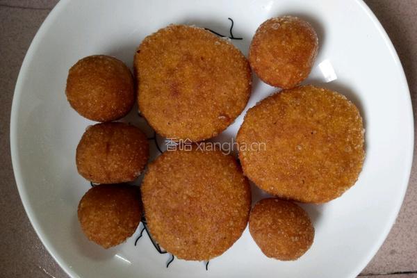 南瓜香蕉饼的做法图解10
