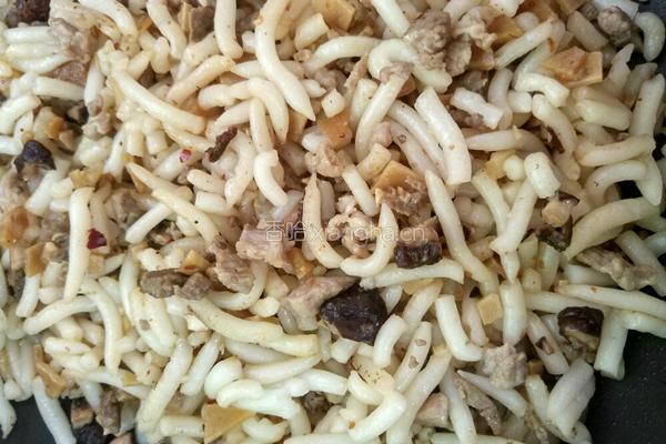 香菇肉沫老鼠粄 的做法图解4