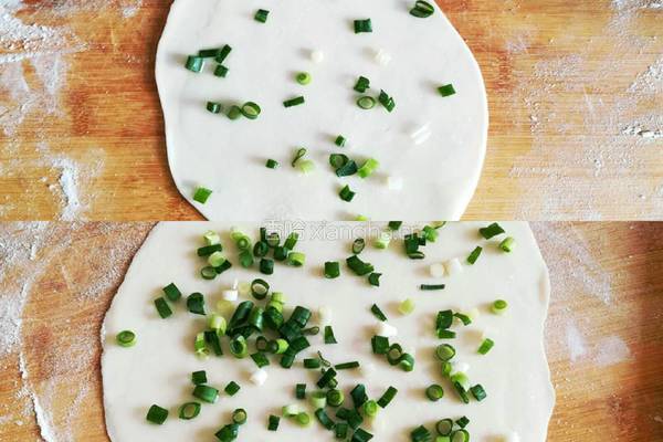 烫面葱油饼的做法图解7