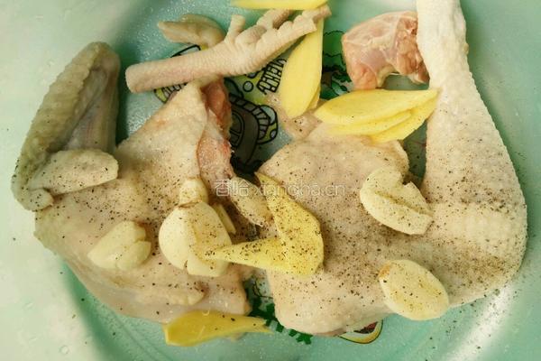 烤箱烤鸡的做法图解3