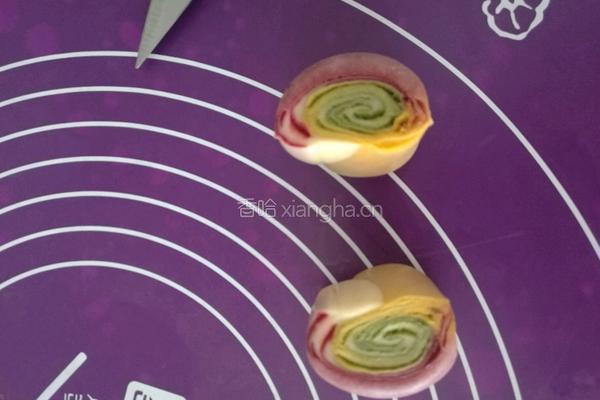 彩色芋头酥的做法图解17