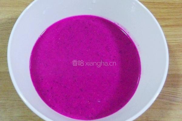 火龙果藕粉冻的做法图解8