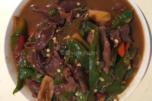 辣椒炒鸡胗的做法图解6