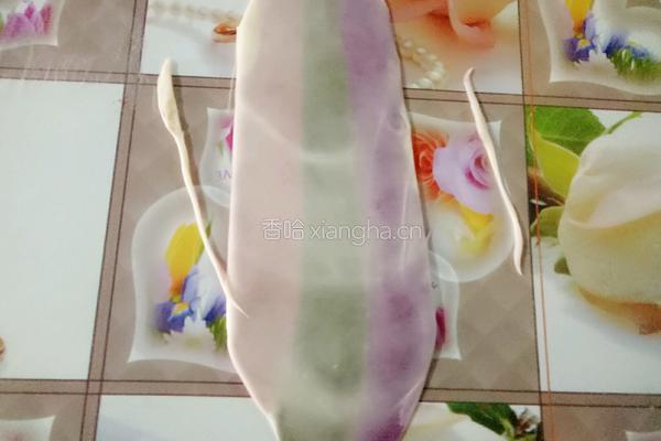 彩虹渐变蛋黄酥(无需揉出膜）的做法图解11