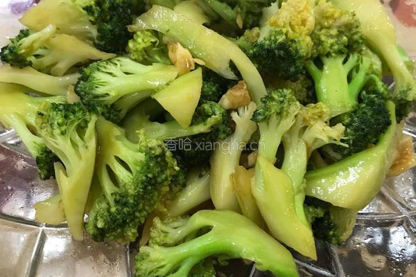 清炒西兰花的做法图解4