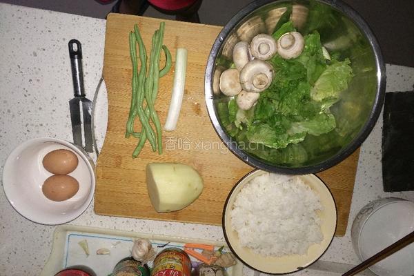 米饭疏莱饼的做法图解1