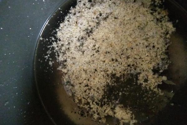 黑芝麻核桃粥的做法图解5