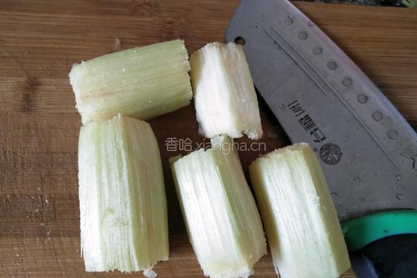 甘蔗焖排骨的做法图解2