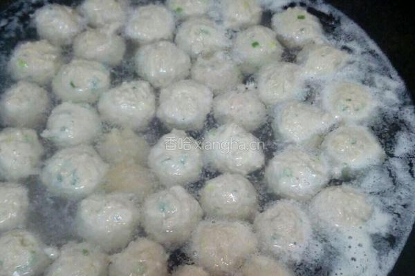 冬瓜汆肉丸的做法图解4