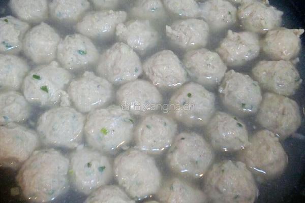 冬瓜汆肉丸的做法图解5