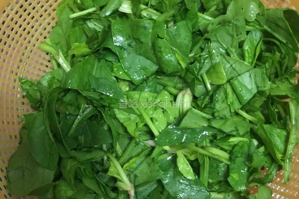 虾仁菠菜羹的做法图解1