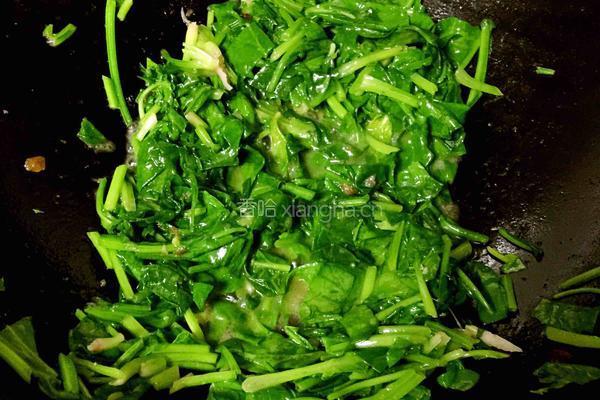 虾仁菠菜羹的做法图解4