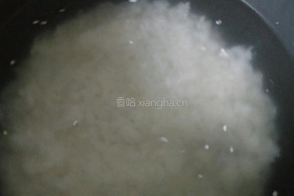 荷叶粥的做法图解3