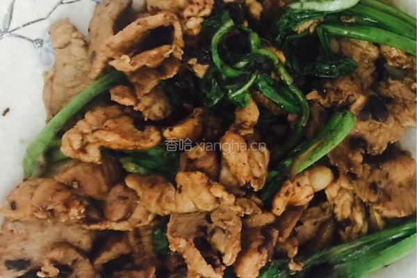 豆豉炒猪肉的做法图解5